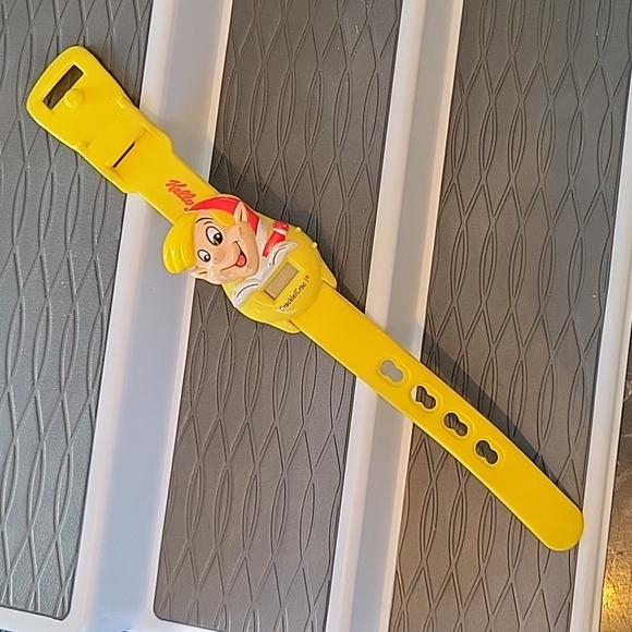 Vintage 1990s Kelloggs Cereal Premium Digital Watch Crackle/Crac! Rice Krispies - Picture 1 of 6